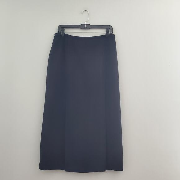 Norton McNaughton Lined Black Pencil Skirt 10 - Picture 1 of 6